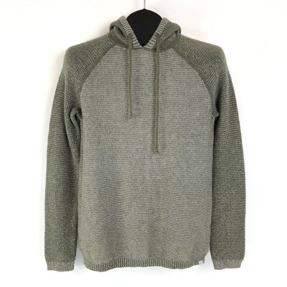 Eddie Bauer Hooded Knit Sweater Women’s Size Medium Pullover Stretch Outdoor - Picture 1 of 10